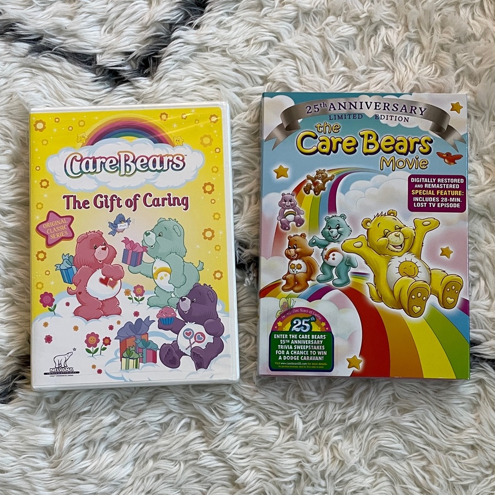 Care Bears Gift of Caring and Movie DVD  Set - New